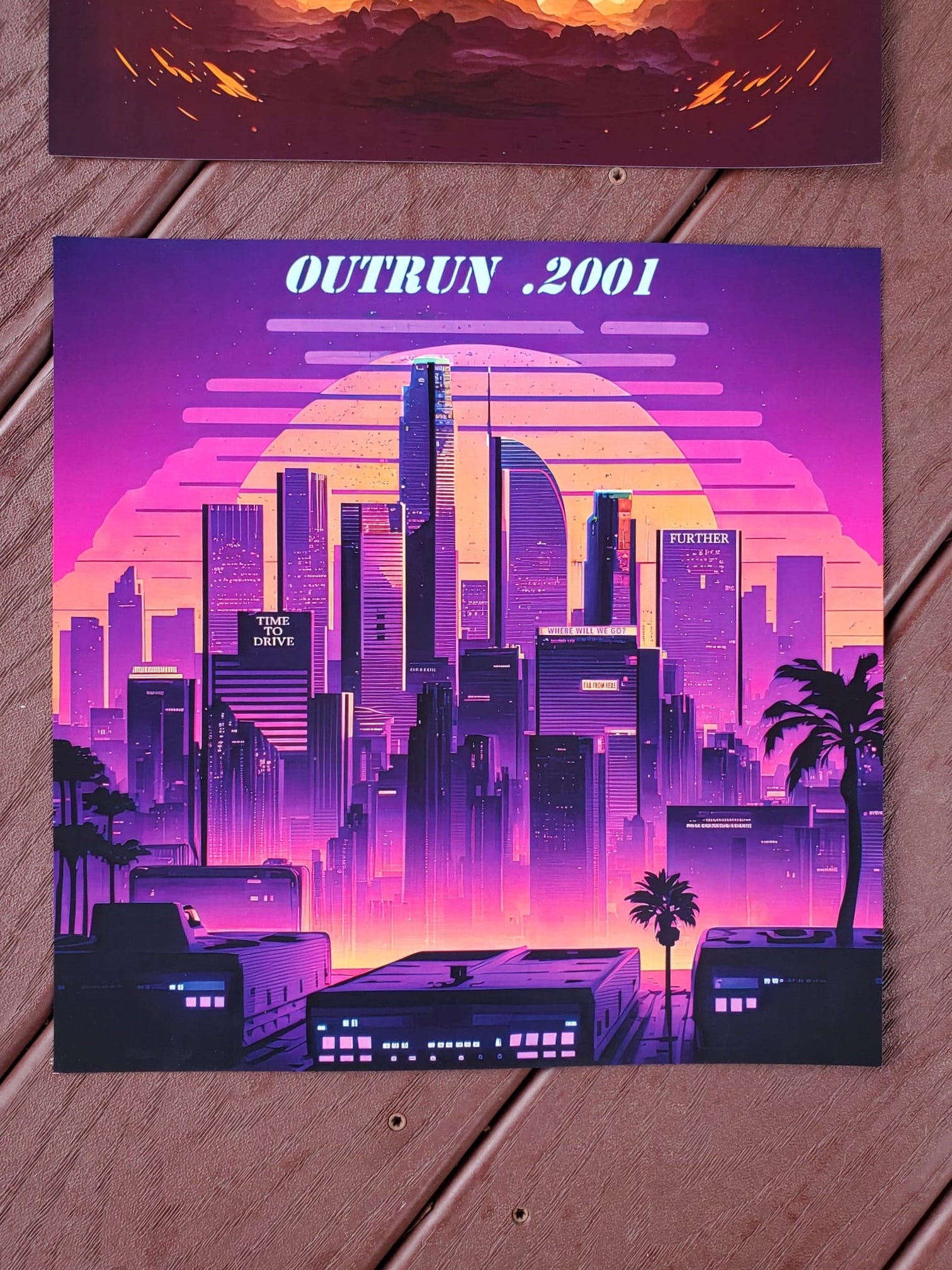 los tokyo - synthwave cyberpunk los angeles city skyline (ig@outrun.2001)