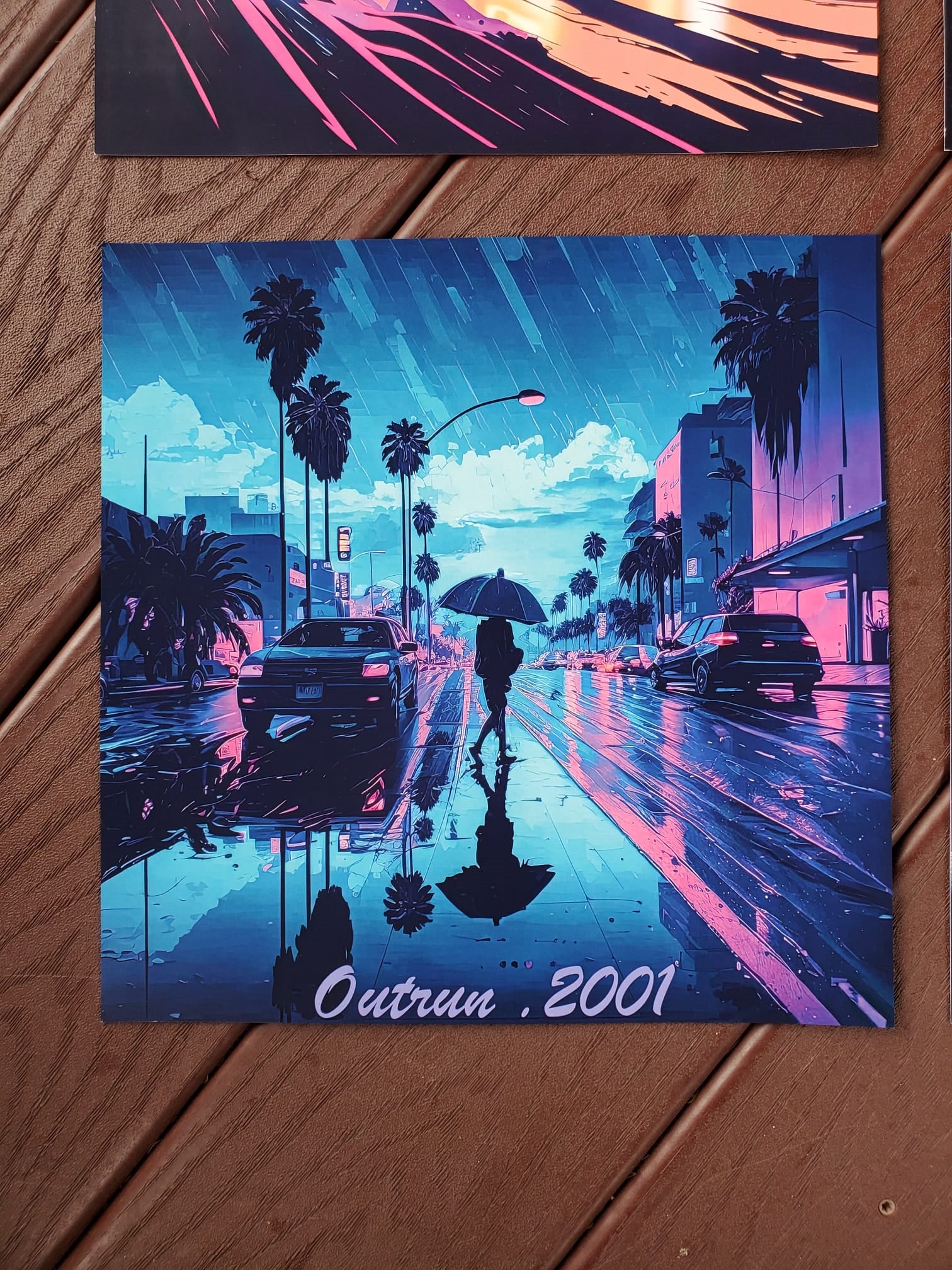 los tokyo - synthwave pastel goth rainy los angeles cityscape (ig@outrun.2001)