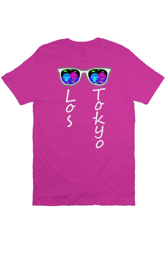 los tokyo - cyberpunk t-shirt (berry) - Los Tokyo